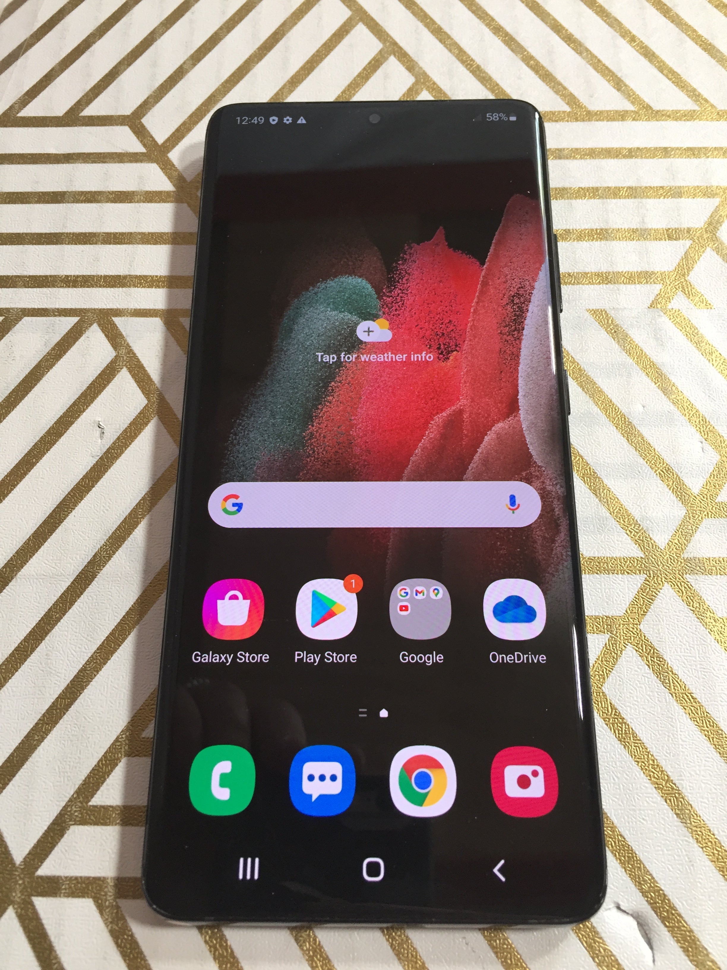 Samsung Galaxy S21 Ultra 5G, US Version, 256GB, Phantom Black - Unlocked (8051249512686)